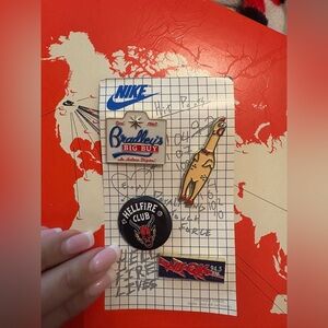 Nike Dunk Stranger Things Pin Set 2025